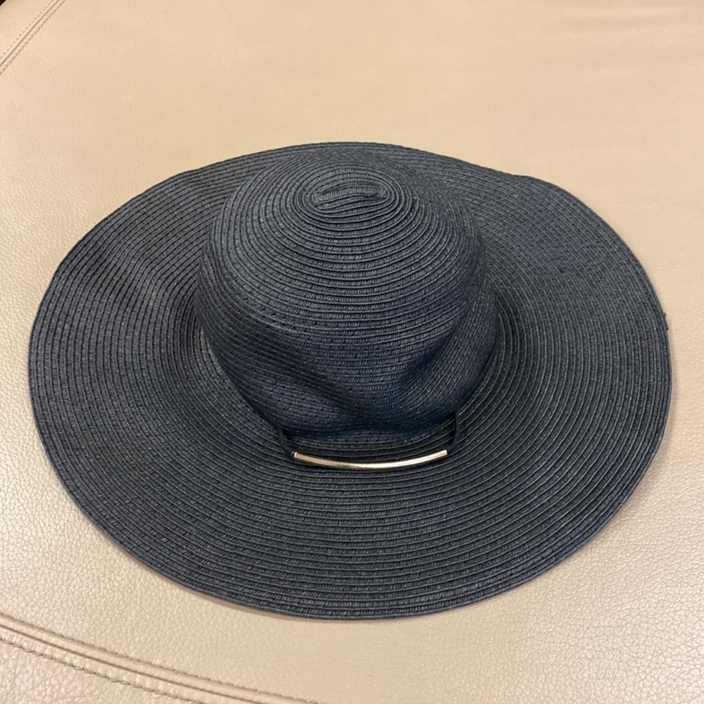 Black Straw Hat by H&M - S/54